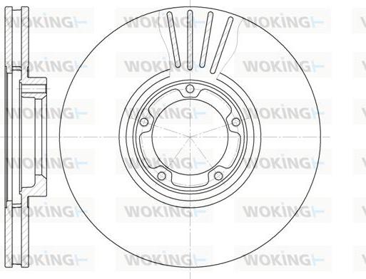 Woking D6519.10 - Əyləc Diski furqanavto.az