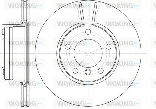 Woking D6514.10 - Əyləc Diski furqanavto.az