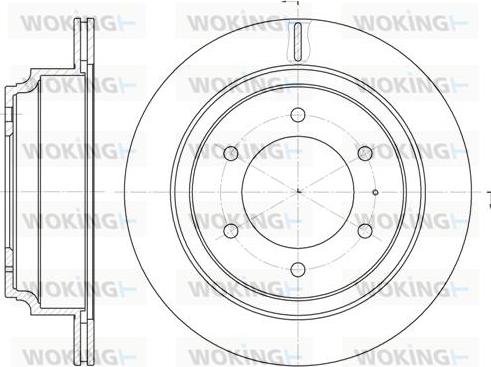 Woking D6515.10 - Əyləc Diski furqanavto.az