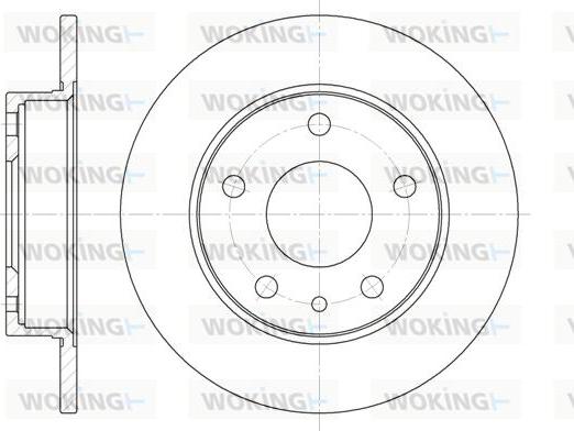 Woking D6516.00 - Əyləc Diski furqanavto.az