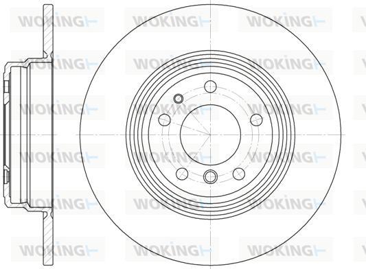 Woking D6510.00 - Əyləc Diski furqanavto.az