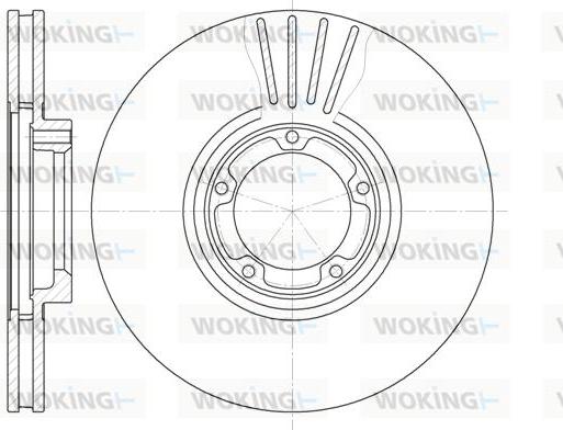 Woking D6518.10 - Əyləc Diski furqanavto.az