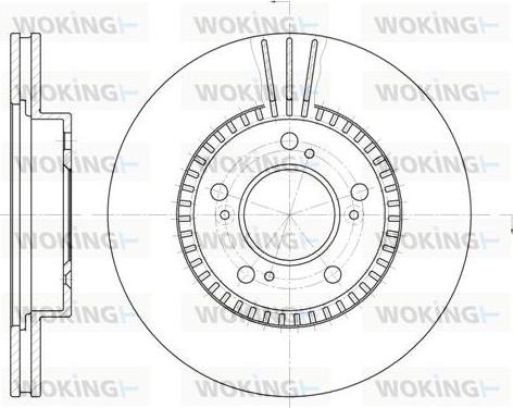 Woking D6586.10 - Əyləc Diski furqanavto.az