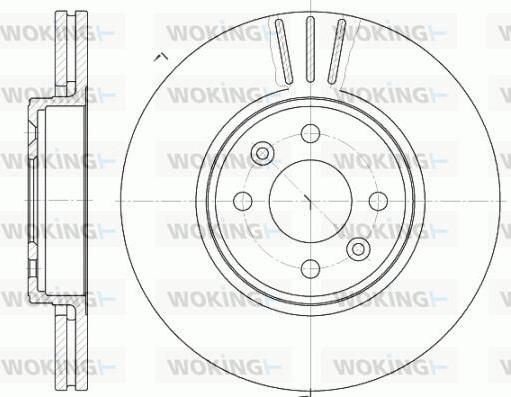 Woking D6583.10 - Əyləc Diski furqanavto.az