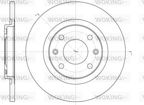 Woking D6536.00 - Əyləc Diski furqanavto.az