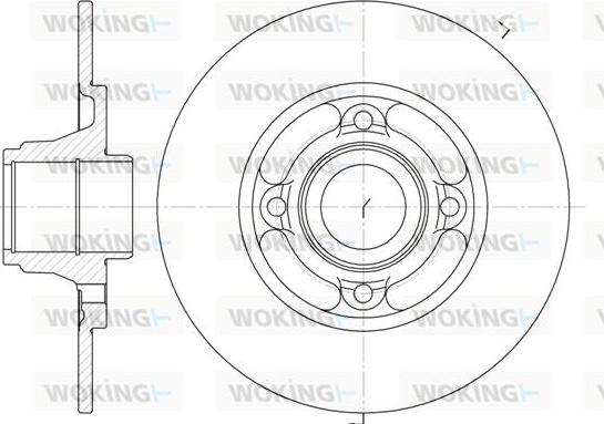 Woking D6537.00 - Əyləc Diski furqanavto.az