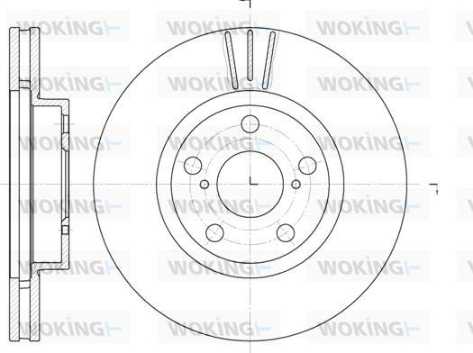 Woking D6577.10 - Əyləc Diski furqanavto.az