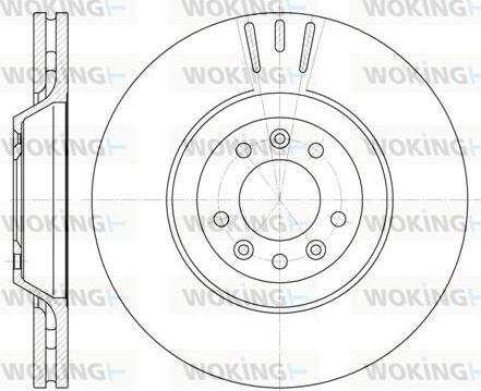 Woking D6691.10 - Əyləc Diski furqanavto.az