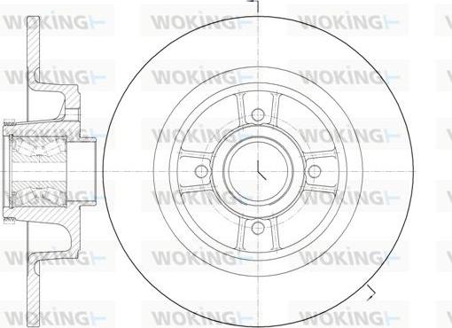 Woking D6698.20 - Əyləc Diski furqanavto.az