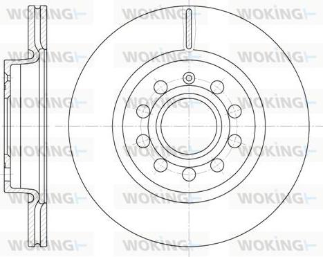 Woking D6647.10 - Əyləc Diski furqanavto.az