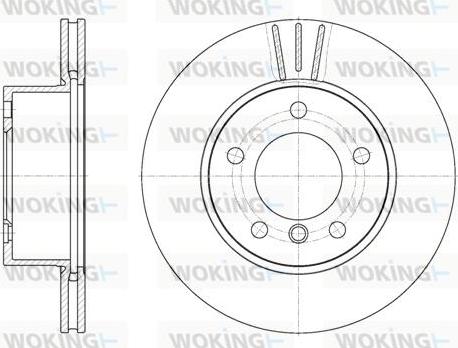 Woking D6651.10 - Əyləc Diski furqanavto.az