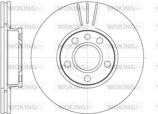 Woking D6660.10 - Əyləc Diski furqanavto.az