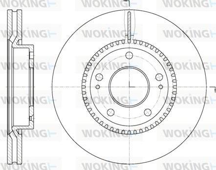 Woking D6663.10 - Əyləc Diski furqanavto.az