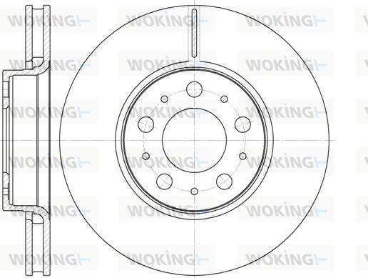 Woking D6619.10 - Əyləc Diski furqanavto.az