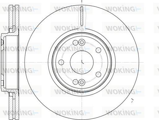 Woking D6612.10 - Əyləc Diski furqanavto.az