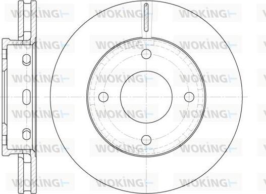 Woking D6680.10 - Əyləc Diski furqanavto.az