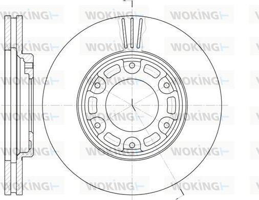 Woking D6634.10 - Əyləc Diski furqanavto.az