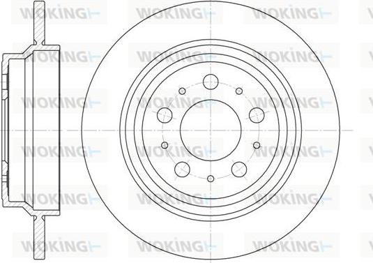 Woking D6620.00 - Əyləc Diski furqanavto.az