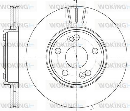 Woking D6622.10 - Əyləc Diski furqanavto.az