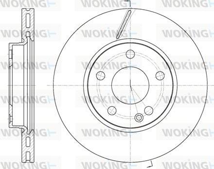 Woking D6675.10 - Əyləc Diski furqanavto.az