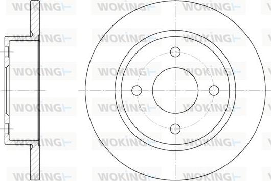 Woking D6047.00 - Əyləc Diski furqanavto.az