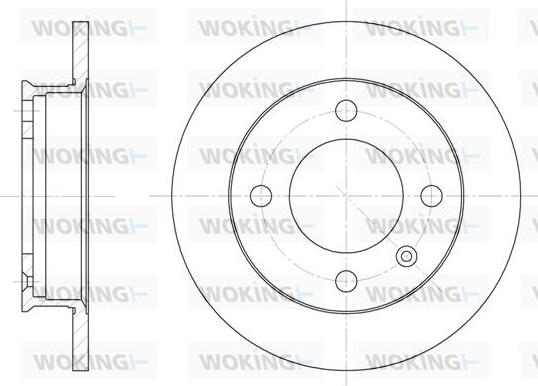 Woking D6019.00 - Əyləc Diski furqanavto.az