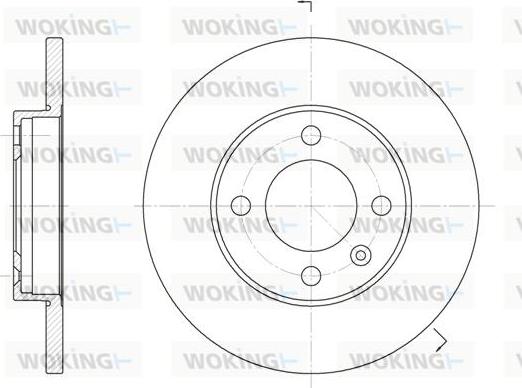 Woking D6088.01 - Əyləc Diski furqanavto.az