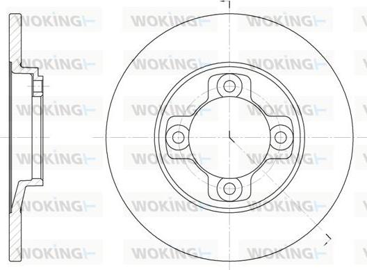 Woking D6031.00 - Əyləc Diski furqanavto.az