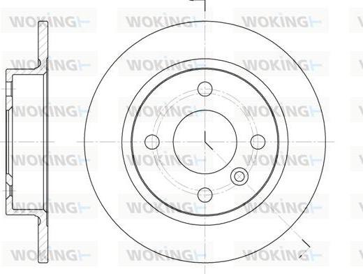 Woking D6032.00 - Əyləc Diski furqanavto.az