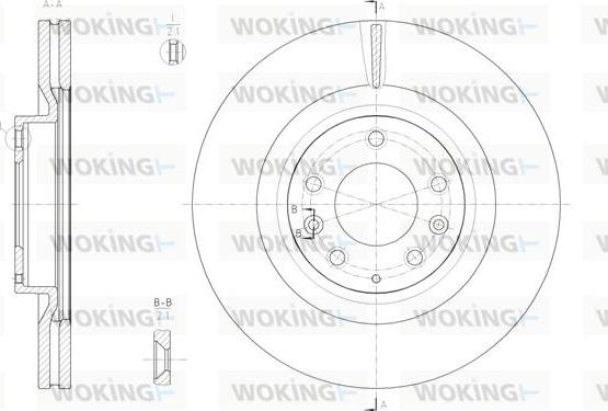 Woking D61994.10 - Əyləc Diski furqanavto.az