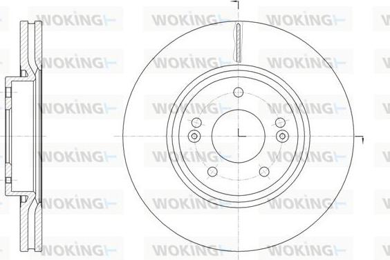 Woking D61904.10 - Əyləc Diski furqanavto.az