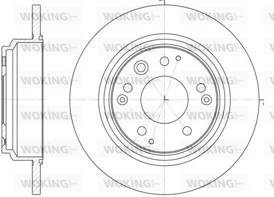 Woking D61903.00 - Əyləc Diski furqanavto.az