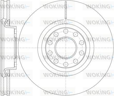 Woking D61987.10 - Əyləc Diski furqanavto.az