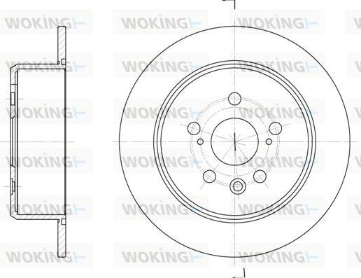 Woking D61934.00 - Əyləc Diski furqanavto.az