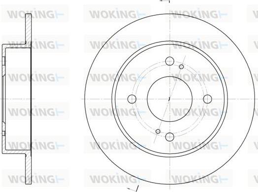 Woking D61978.00 - Əyləc Diski furqanavto.az