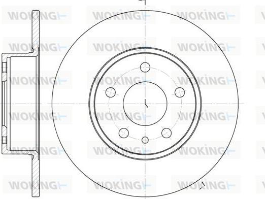 Woking D6149.00 - Əyləc Diski furqanavto.az