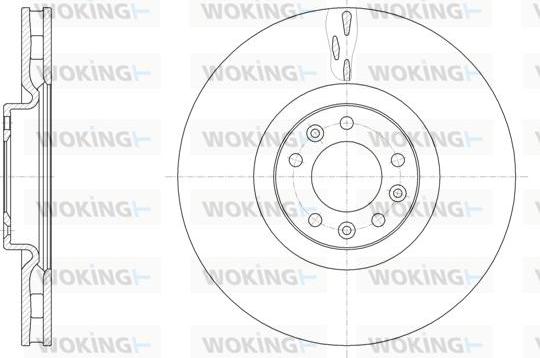 Woking D61498.10 - Əyləc Diski furqanavto.az