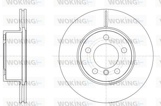 Woking D61449.10 - Əyləc Diski furqanavto.az