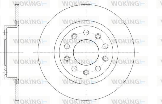 Woking D61445.00 - Əyləc Diski furqanavto.az