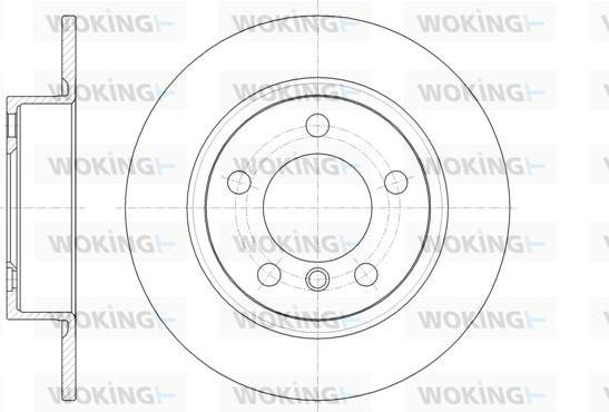 Woking D61441.00 - Əyləc Diski furqanavto.az