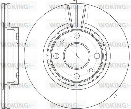 Woking D6144.10 - Əyləc Diski furqanavto.az