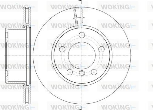 Woking D61448.10 - Əyləc Diski furqanavto.az