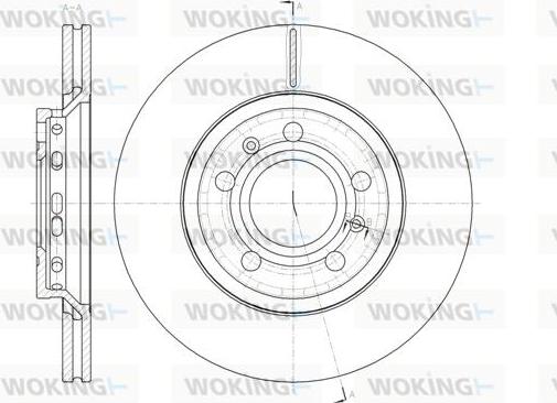 Woking D61447.10 - Əyləc Diski furqanavto.az