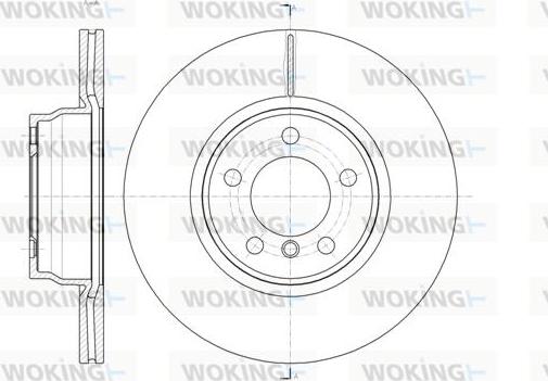 Woking D61452.10 - Əyləc Diski furqanavto.az