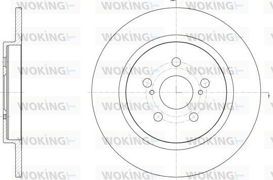 Woking D61464.00 - Əyləc Diski furqanavto.az