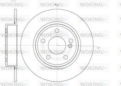 Woking D61465.00 - Əyləc Diski furqanavto.az