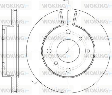 Woking D6146.10 - Əyləc Diski furqanavto.az