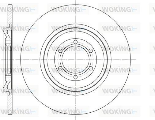 Woking D6140.00 - Əyləc Diski furqanavto.az