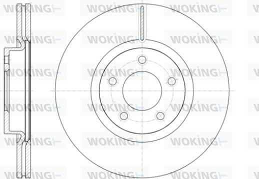 Woking D61403.10 - Əyləc Diski furqanavto.az