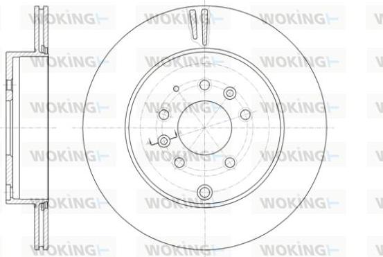 Woking D61402.10 - Əyləc Diski furqanavto.az